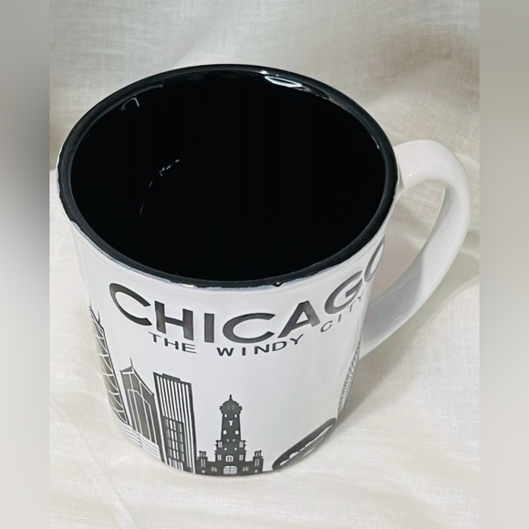 Chicago 3D Mug | Chicago Mug | Ceramic Coffee Cup Souvenir | Windy City 15 Oz - Picture 6 of 6